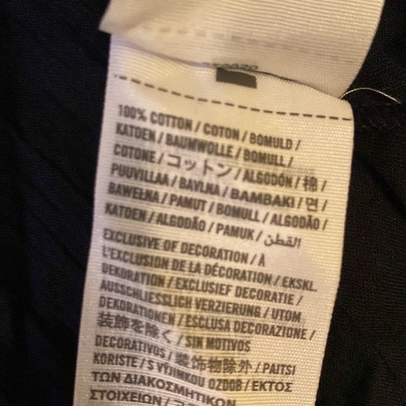 Hollister Tassel Layering Tank Navy Blue Top size small - Picture 10 of 10